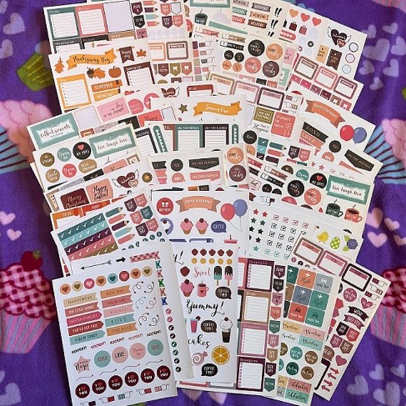 Zicoto Office 5 Sheets Of Plannercalendar Stickers From Zicoto